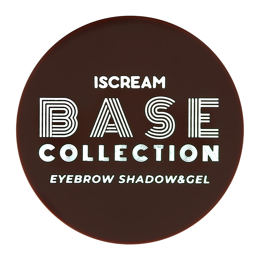 Тени и гель для бровей Iscream Base 2 в 1 тон 02 taupe