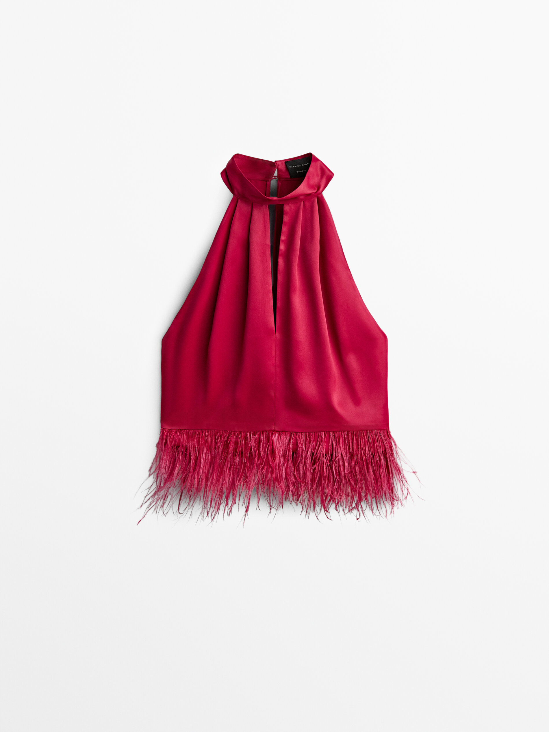

Топ женский Massimo Dutti 09413952902 розовый L, 09413952902