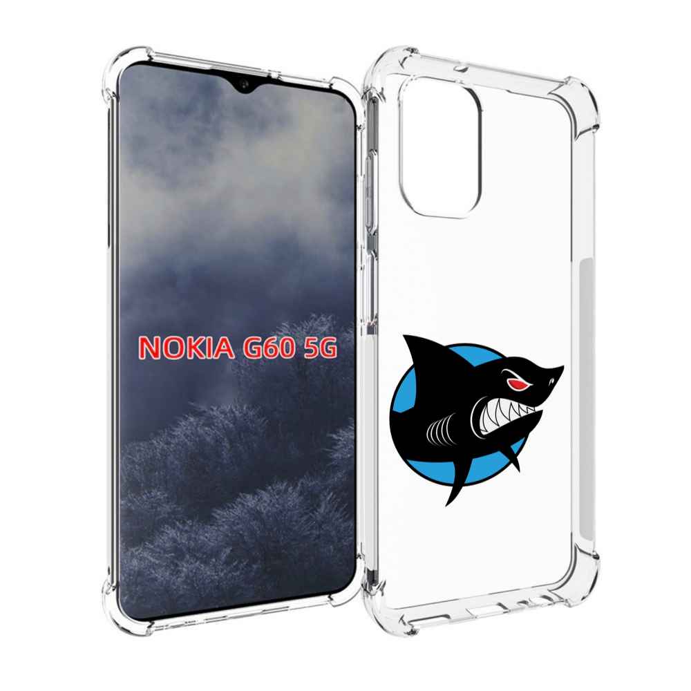 

Чехол MyPads Злая-акула для Nokia G60 5G, Прозрачный, Tocco