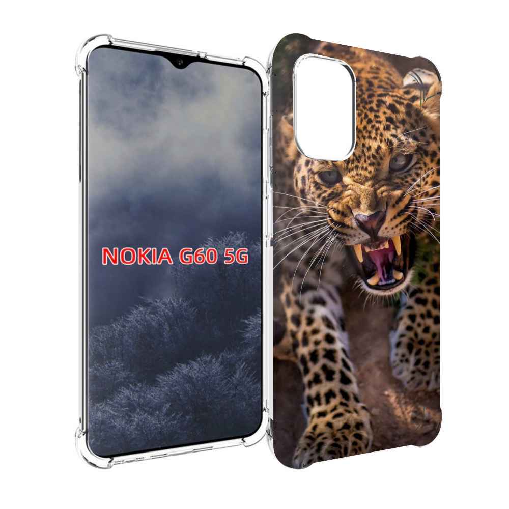 

Чехол MyPads Злой-гепард для Nokia G60 5G, Прозрачный, Tocco