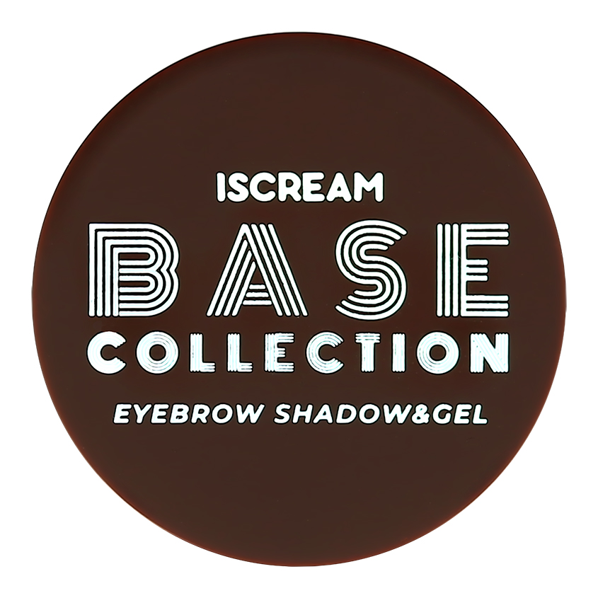Тени и гель для бровей Iscream Base 2 в 1 тон 01 dark taupe
