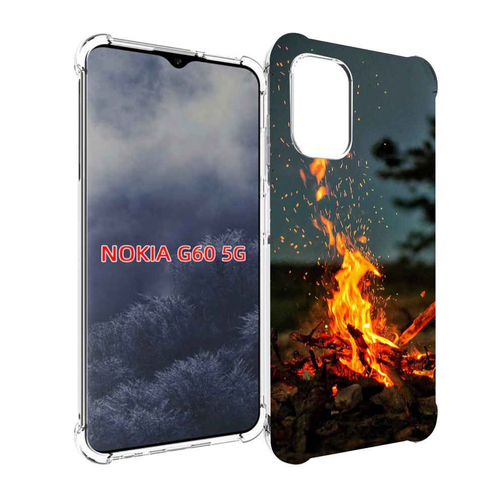 

Чехол MyPads Костер-ночное-небо для Nokia G60 5G, Прозрачный, Tocco