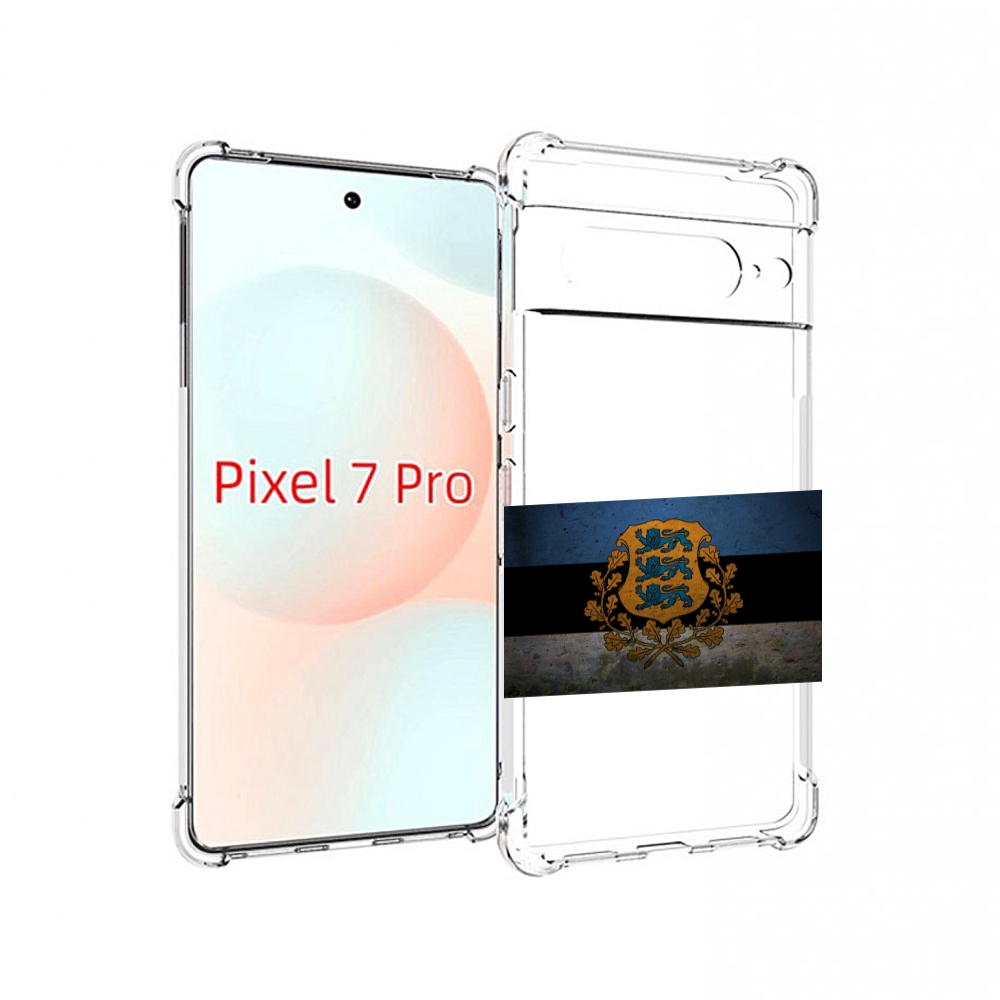 

Чехол Mypads Герб Флаг Эстонии-1 Для Google Pixel 7 Pro, Прозрачный, Tocco