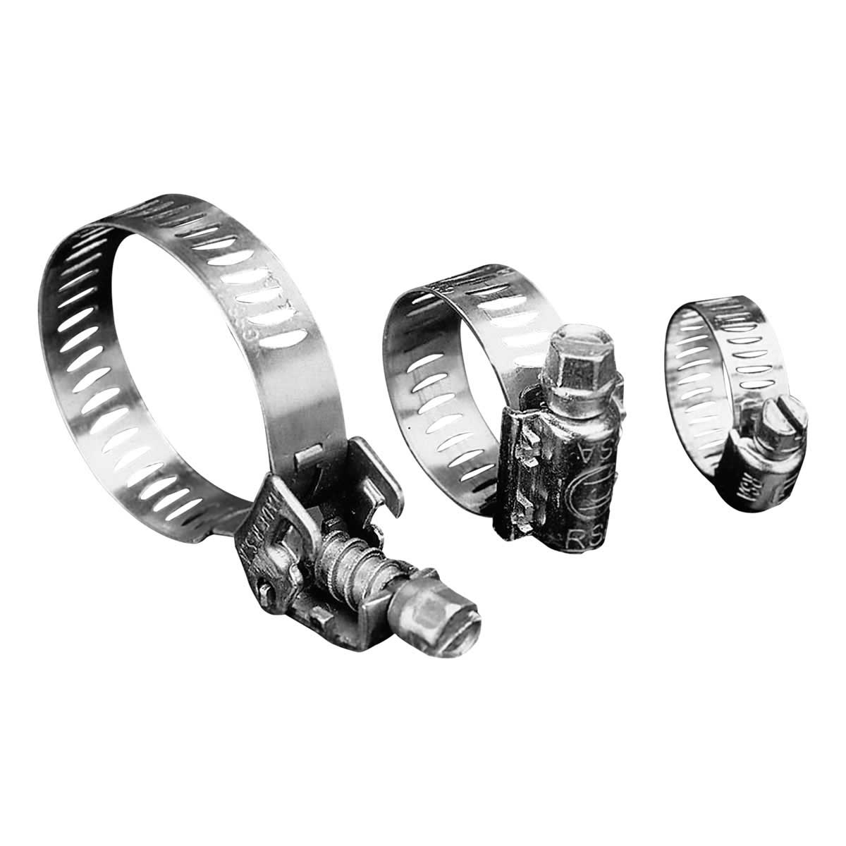 

Хомуты червячные 16-27 мм ZIPOWER HOSE CLAMP 16-27 мм PM4076N