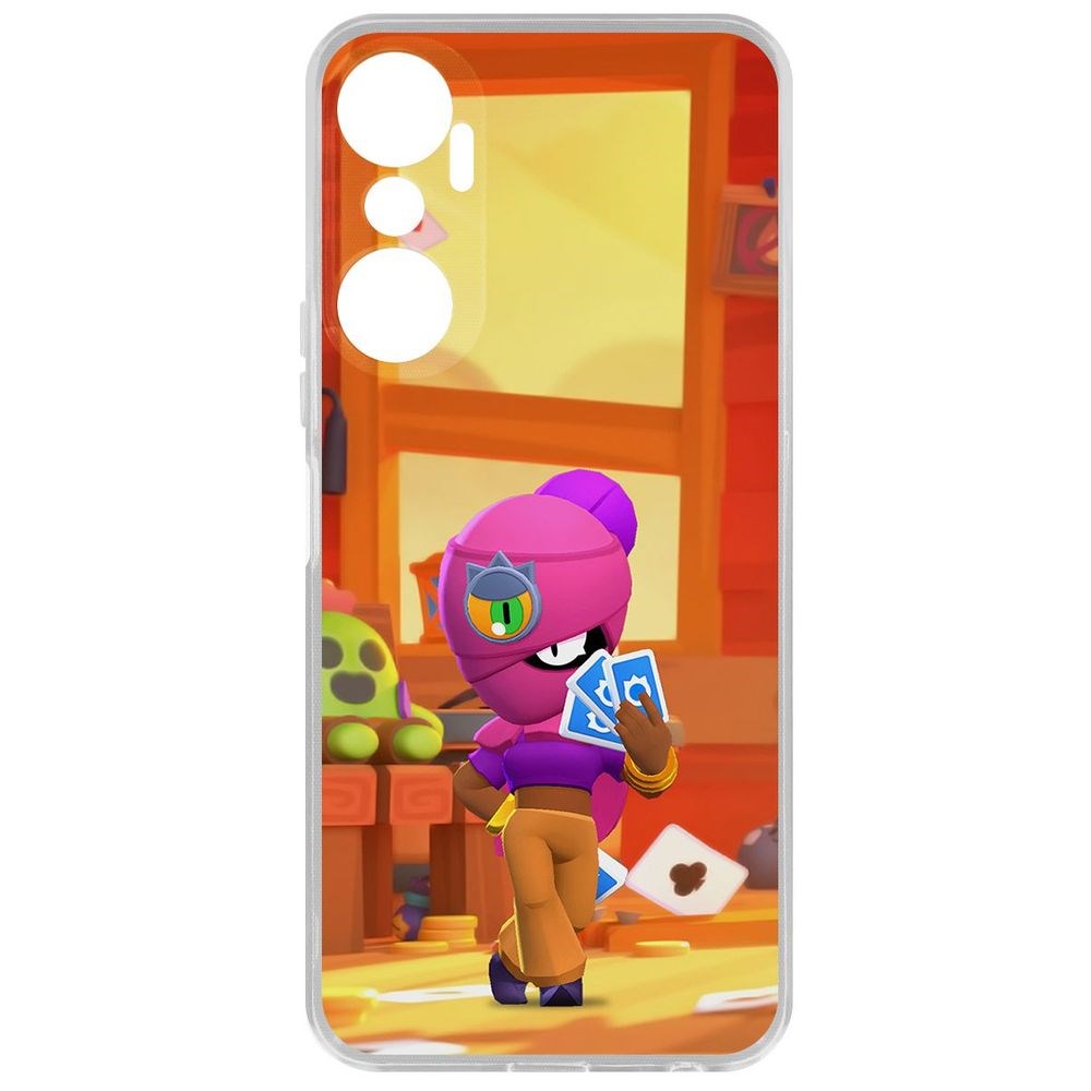 

Чехол-накладка Кейс Brawl Stars-Тара для Infinix Hot 20, Прозрачный