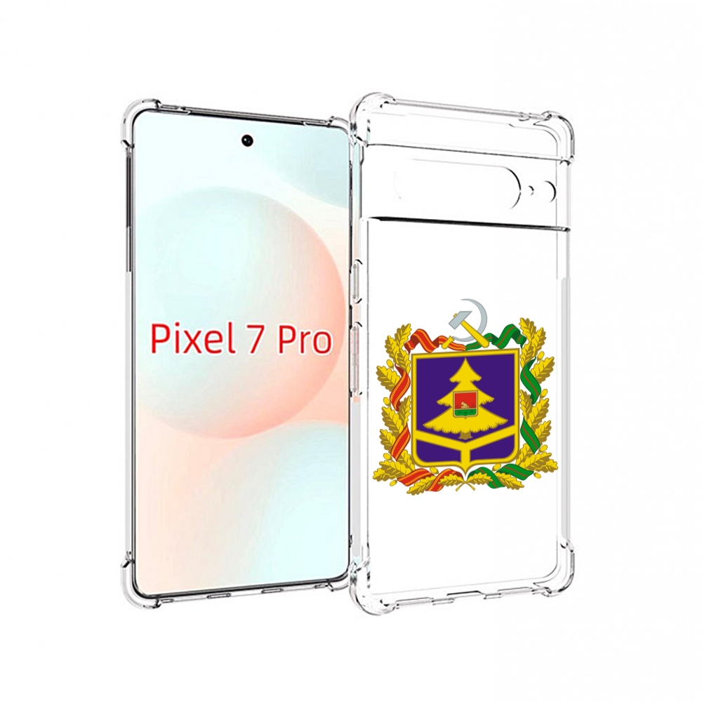 

Чехол Mypads Герб-Брянскои-Области Для Google Pixel 7 Pro, Прозрачный, Tocco