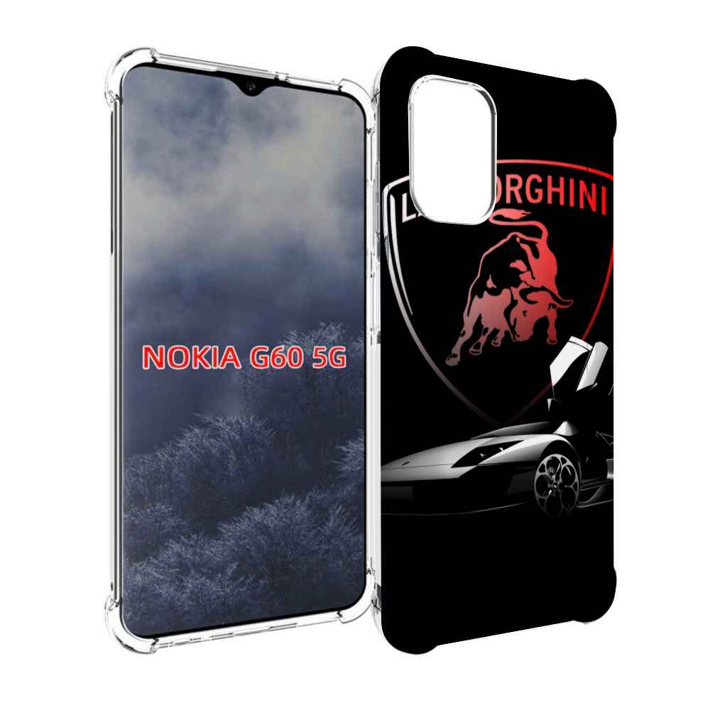 

Чехол MyPads Ламборгини-black мужской для Nokia G60 5G, Прозрачный, Tocco