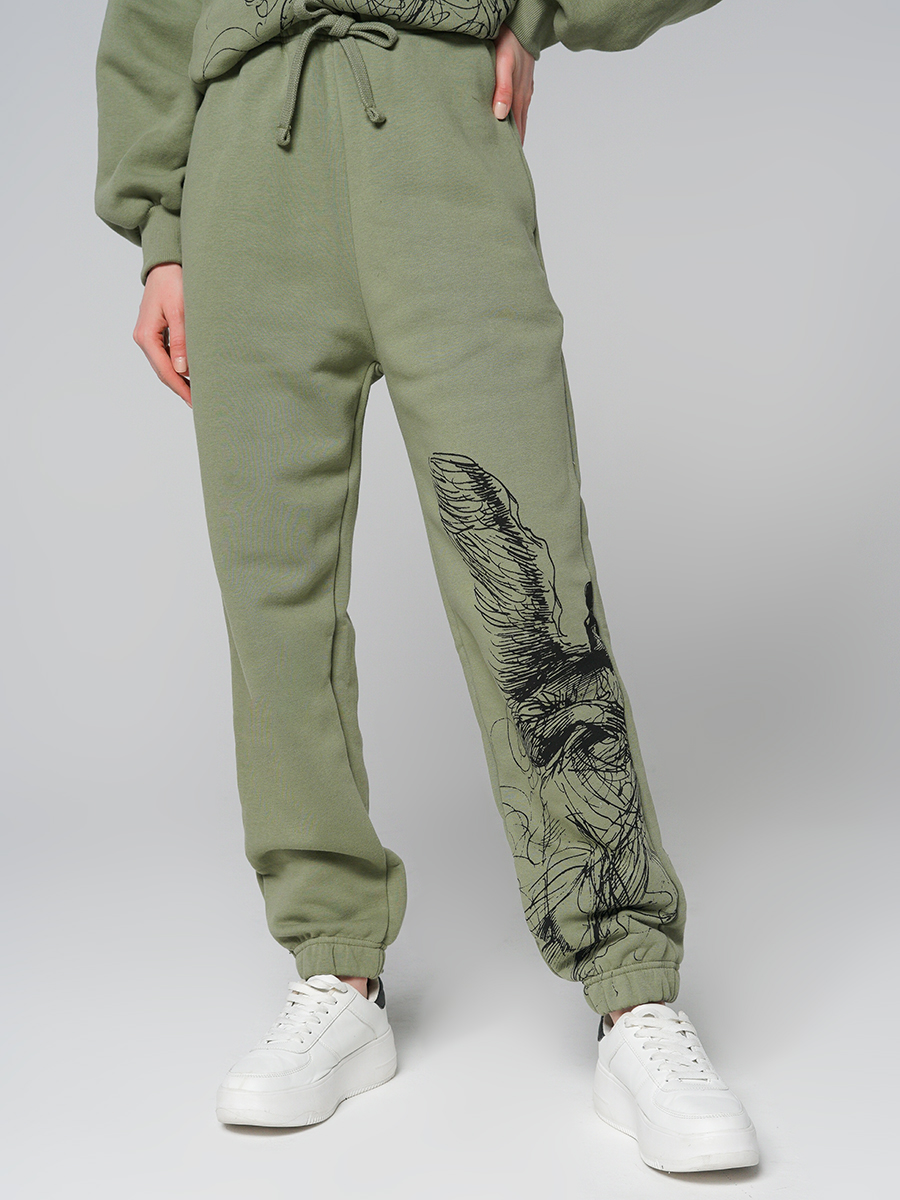 

Спортивные брюки женские ТВОЕ 87259 хаки XL, 87259