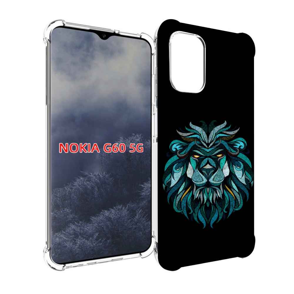

Чехол MyPads Лев-красивый-зеленый для Nokia G60 5G, Прозрачный, Tocco