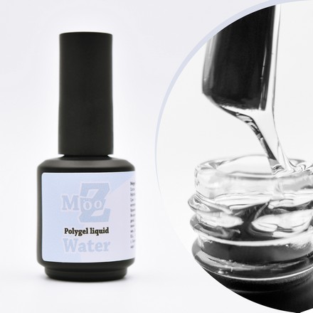 Полигель для ногтей MOOZ Liquid Water для моделирование и донаращивания, 16 мл полигель cosmolac clear прозрачный 30 мл
