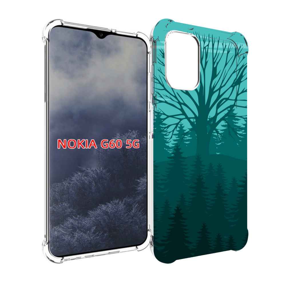 

Чехол MyPads Лес для Nokia G60 5G, Прозрачный, Tocco