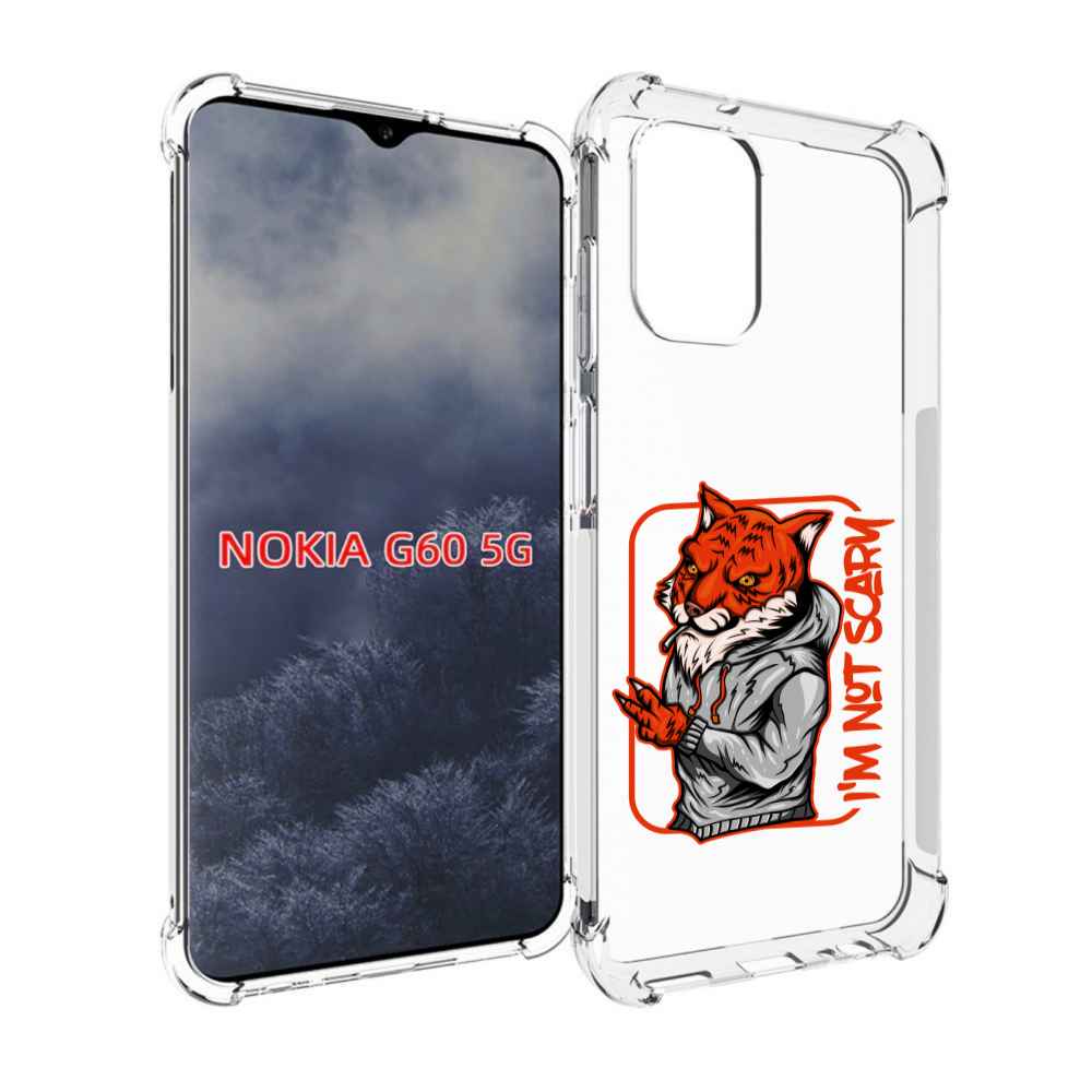 

Чехол MyPads Лис для Nokia G60 5G, Прозрачный, Tocco