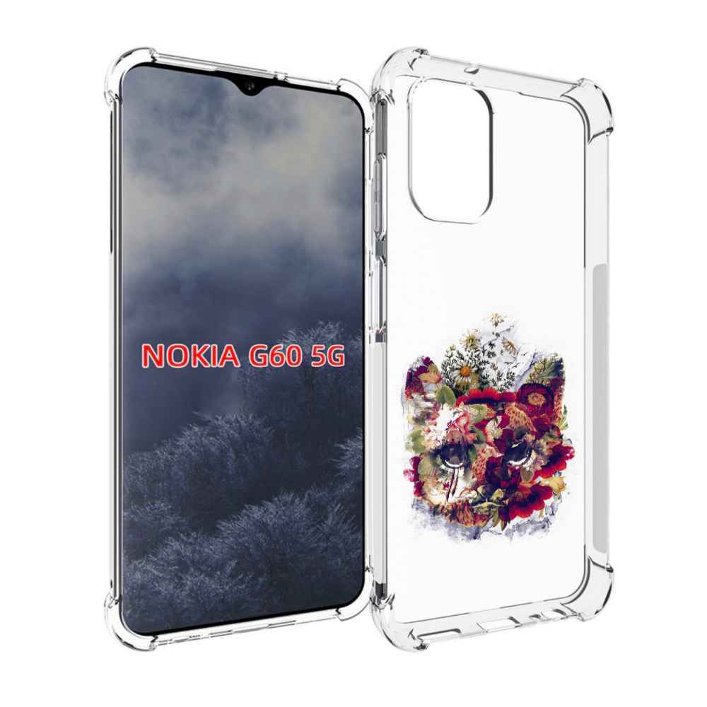 

Чехол MyPads Лиса в цветах-2 для Nokia G60 5G, Прозрачный, Tocco
