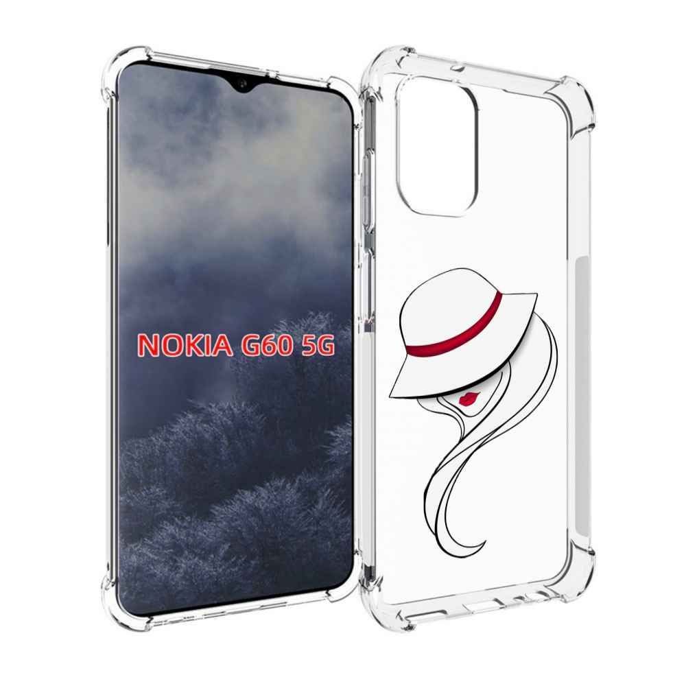 

Чехол MyPads Лого женский для Nokia G60 5G, Прозрачный, Tocco