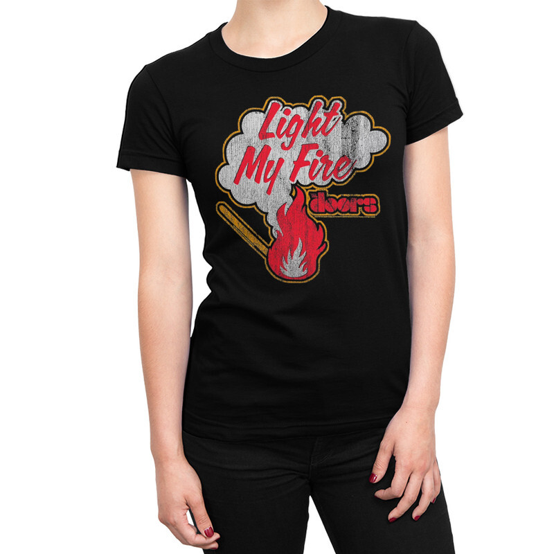 

Футболка женская DS Apparel The Doors - Light My Fire 556013-1 черная XL, Черный, The Doors - Light My Fire 556013-1