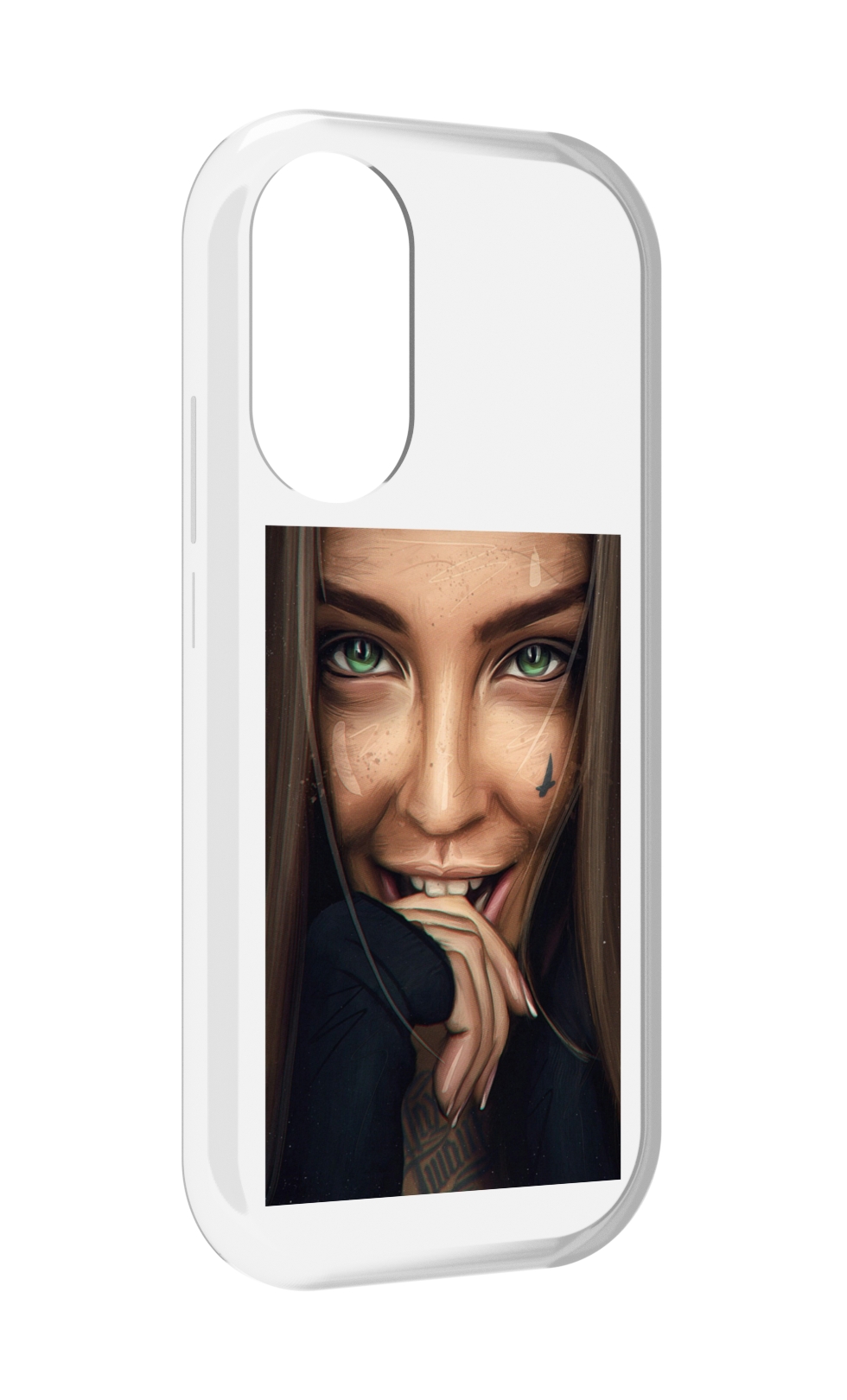 

Чехол MyPads девушка улыбается женский для Honor X7, Прозрачный, Tocco
