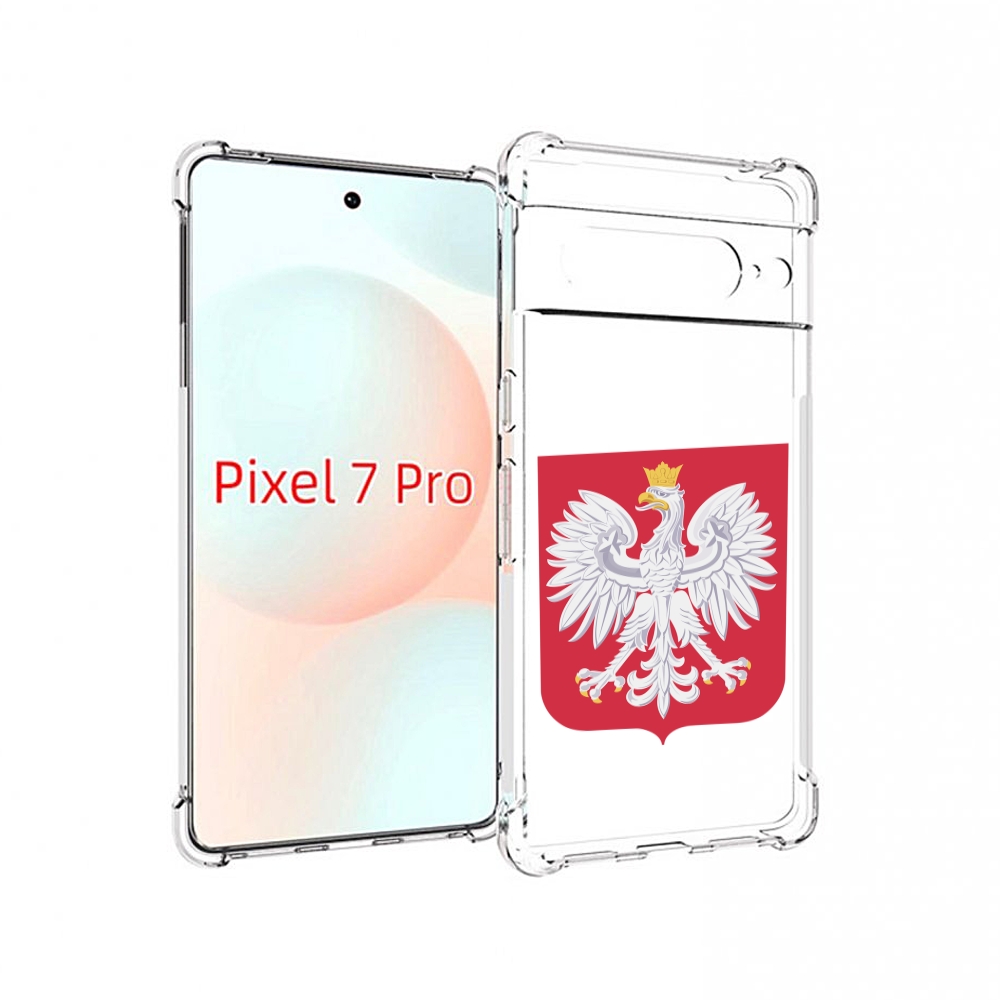 

Чехол Mypads Герб-Польши Для Google Pixel 7 Pro, Прозрачный, Tocco
