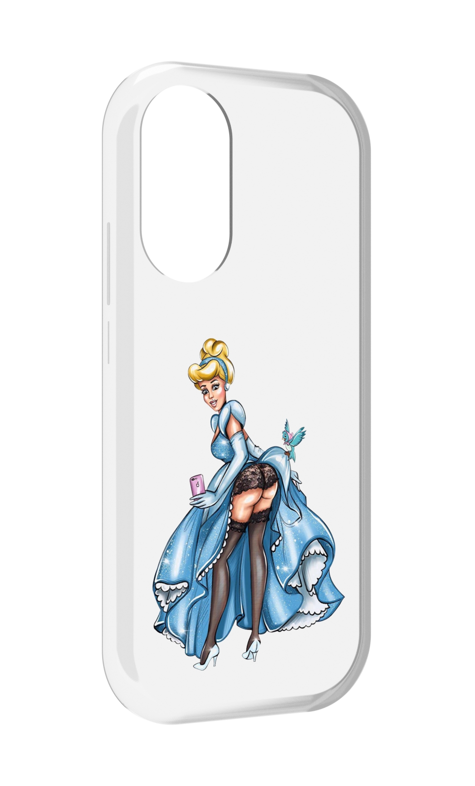 

Чехол MyPads девушка-в-платье-красивая женский для Honor X7, Прозрачный, Tocco