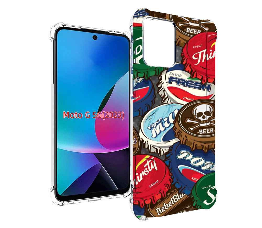 

Чехол MyPads крышки от баночек для MOTO G 5G 2023, Tocco