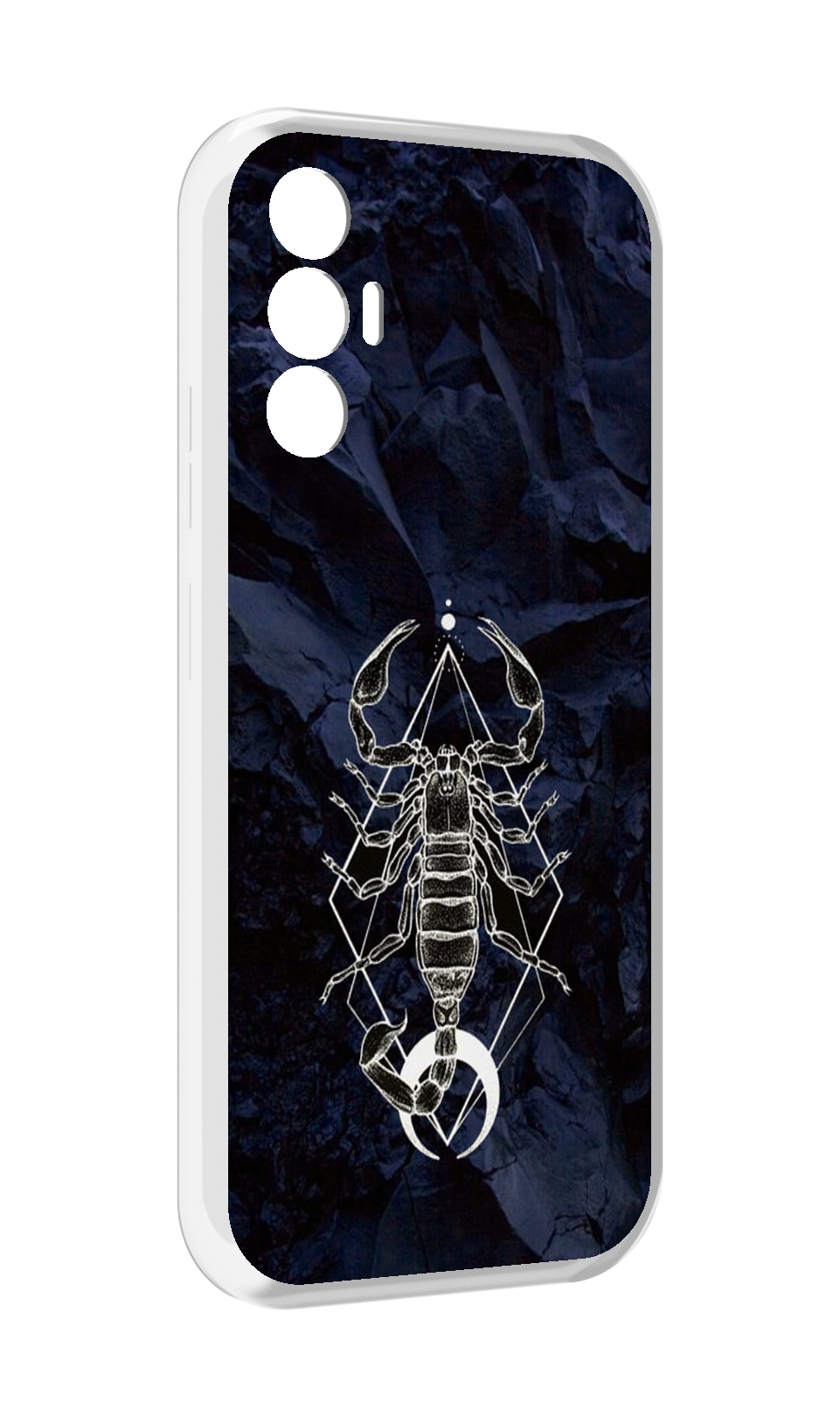 

Чехол MyPads знак зодиака скорпион 3 для Tecno Pova 3, Прозрачный, Tocco