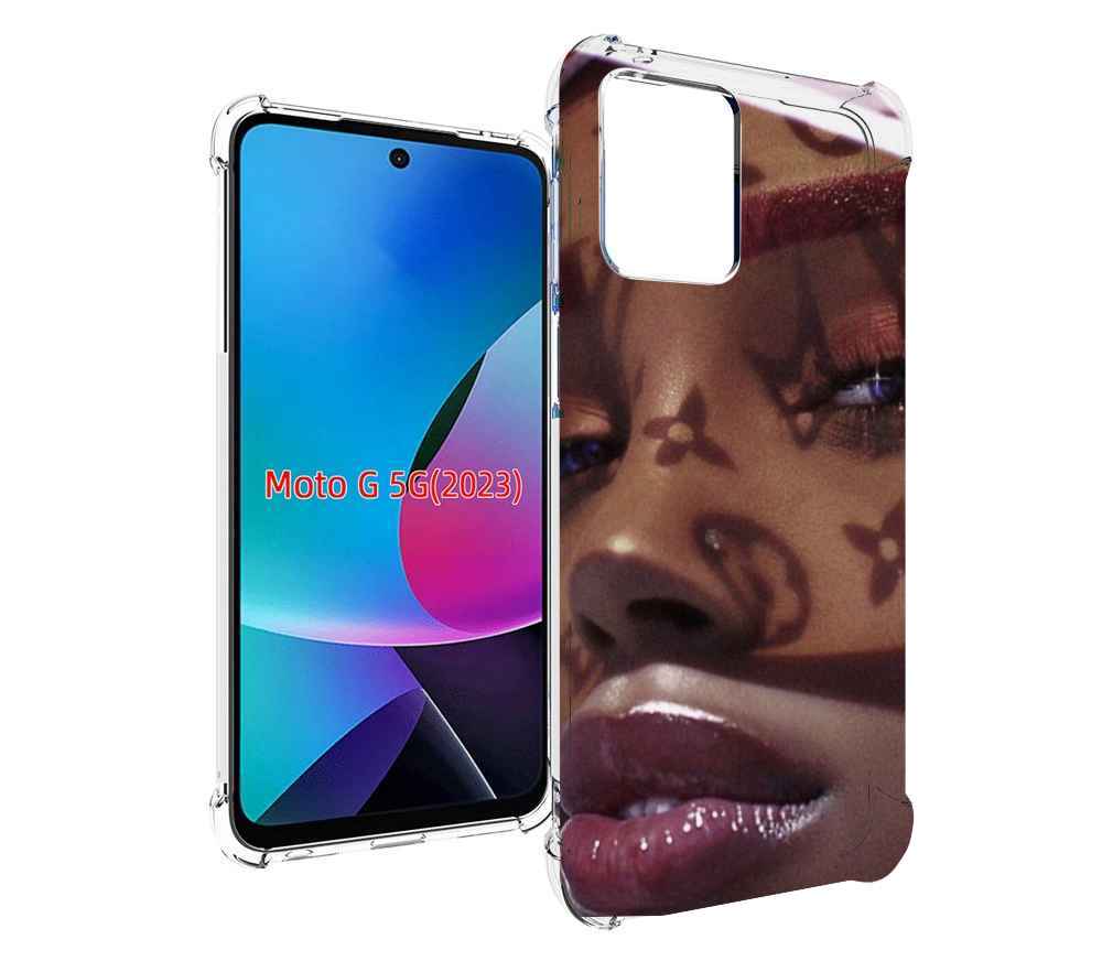 

Чехол MyPads лицо девушки тень женский для MOTO G 5G 2023, Tocco