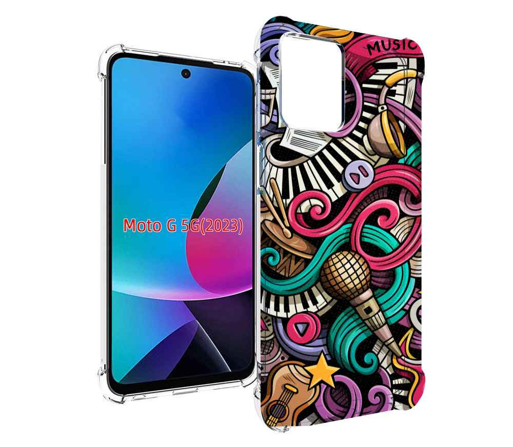 

Чехол MyPads любимая-музыка для MOTO G 5G 2023, Tocco