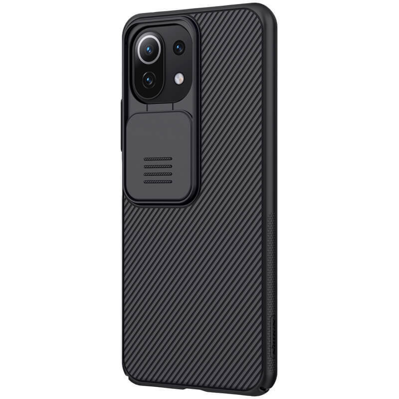 фото Накладка nillkin camshield case с защитой камеры для xiaomi mi 11 lite (черный)