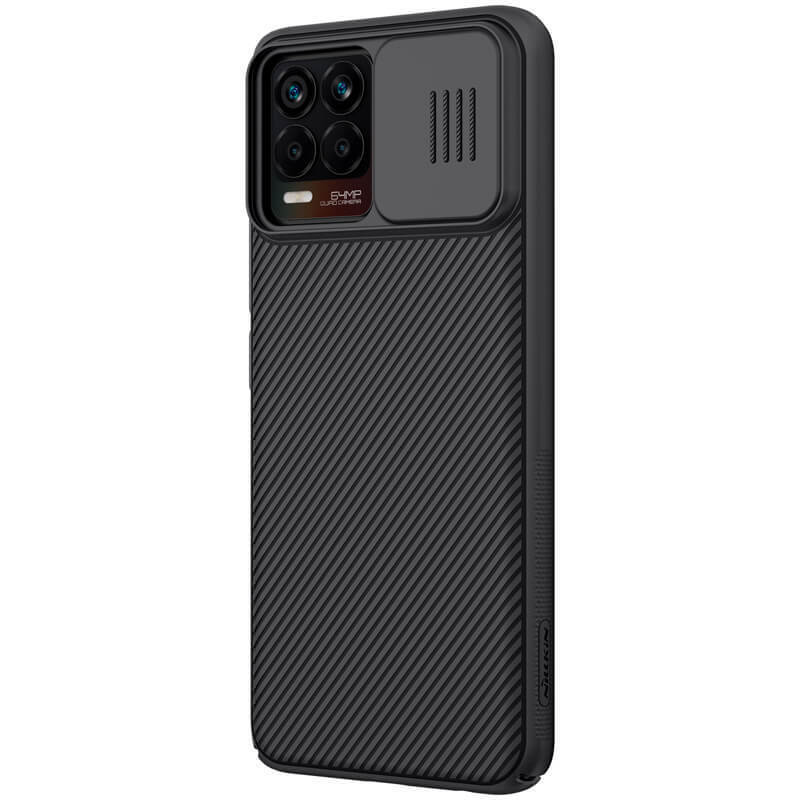 фото Накладка nillkin camshield case с защитой камеры для realme 8 pro (черный)