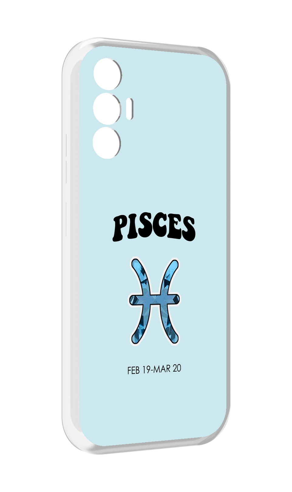 

Чехол MyPads знак-зодиака-рыбы-3 для Tecno Pova 3, Прозрачный, Tocco
