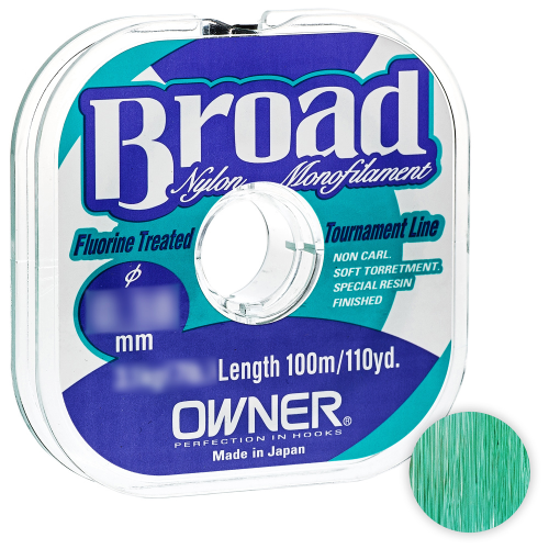 

Леска Owner Broad 100м. 0.22мм. MIST GREEN, Owner Broad 100м. 0.22мм. MIST GREEN
