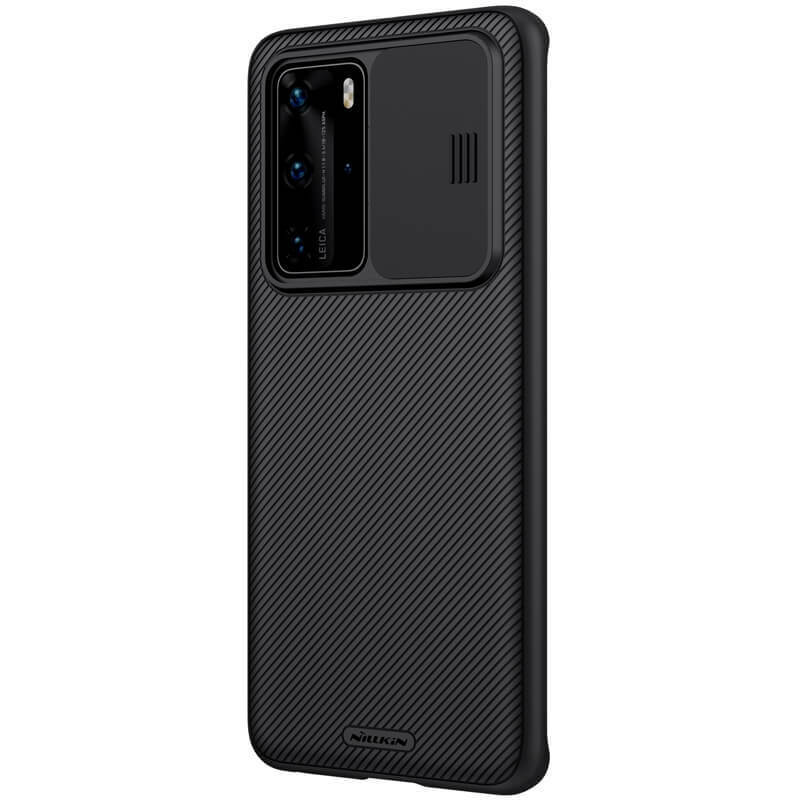 фото Накладка nillkin camshield case с защитой камеры для huawei p40 pro (черный)