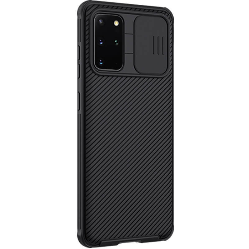 фото Накладка nillkin camshield pro case с защитой камеры для samsung galaxy s20+ (черный)