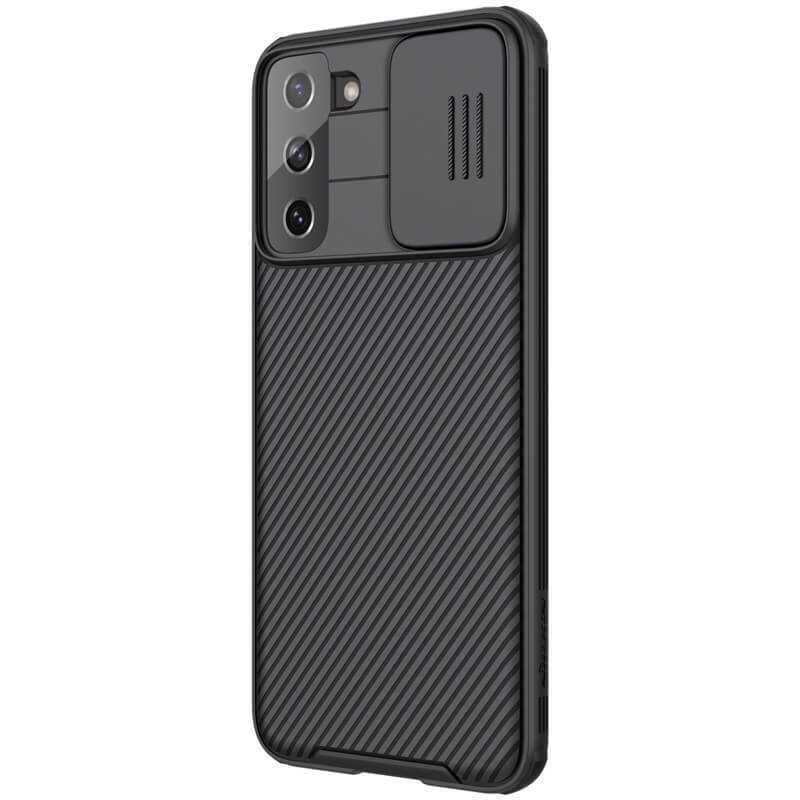 фото Накладка nillkin camshield pro case с защитой камеры для samsung galaxy s21+ (черный)