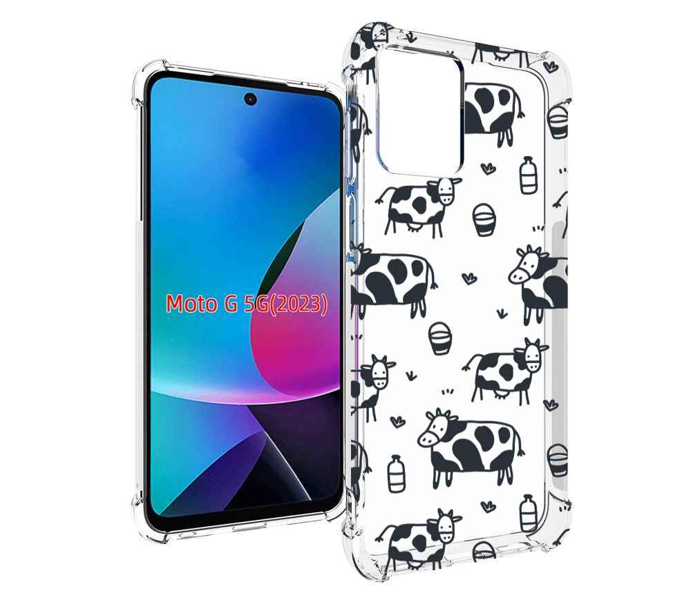 

Чехол MyPads маленькие-коровки для MOTO G 5G 2023, Tocco