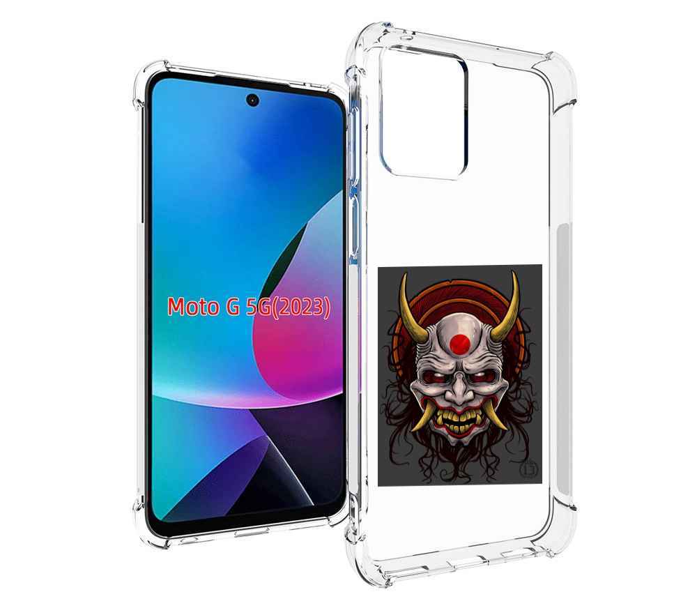 

Чехол MyPads маска с клыками и рогами для MOTO G 5G 2023, Tocco