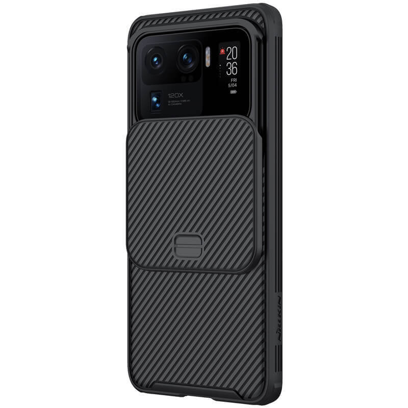 фото Накладка nillkin camshield pro case с защитой камеры для xiaomi mi 11 ultra (черный)