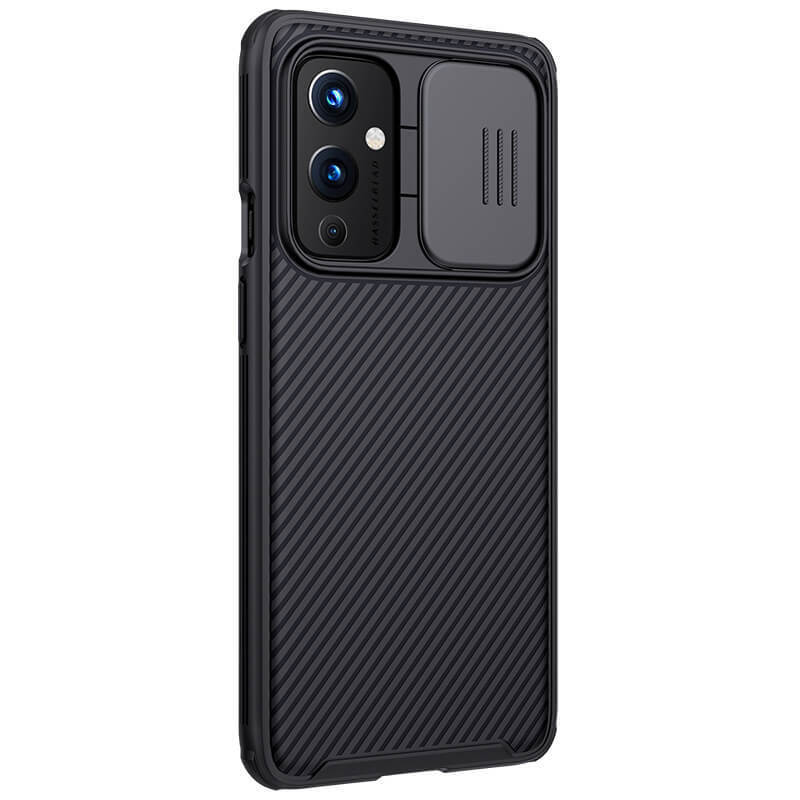 фото Накладка nillkin camshield pro case с защитой камеры для oneplus 9 (черный)