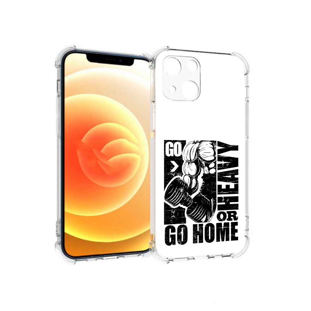 

Чехол MyPads Tocco для Apple iPhone 13 накаченные руки (PT163239.611.496), Прозрачный, Tocco