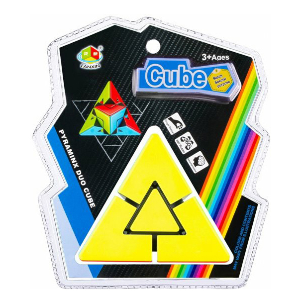 

Куб магический Junfa Toys, Puraminx Duo Cube