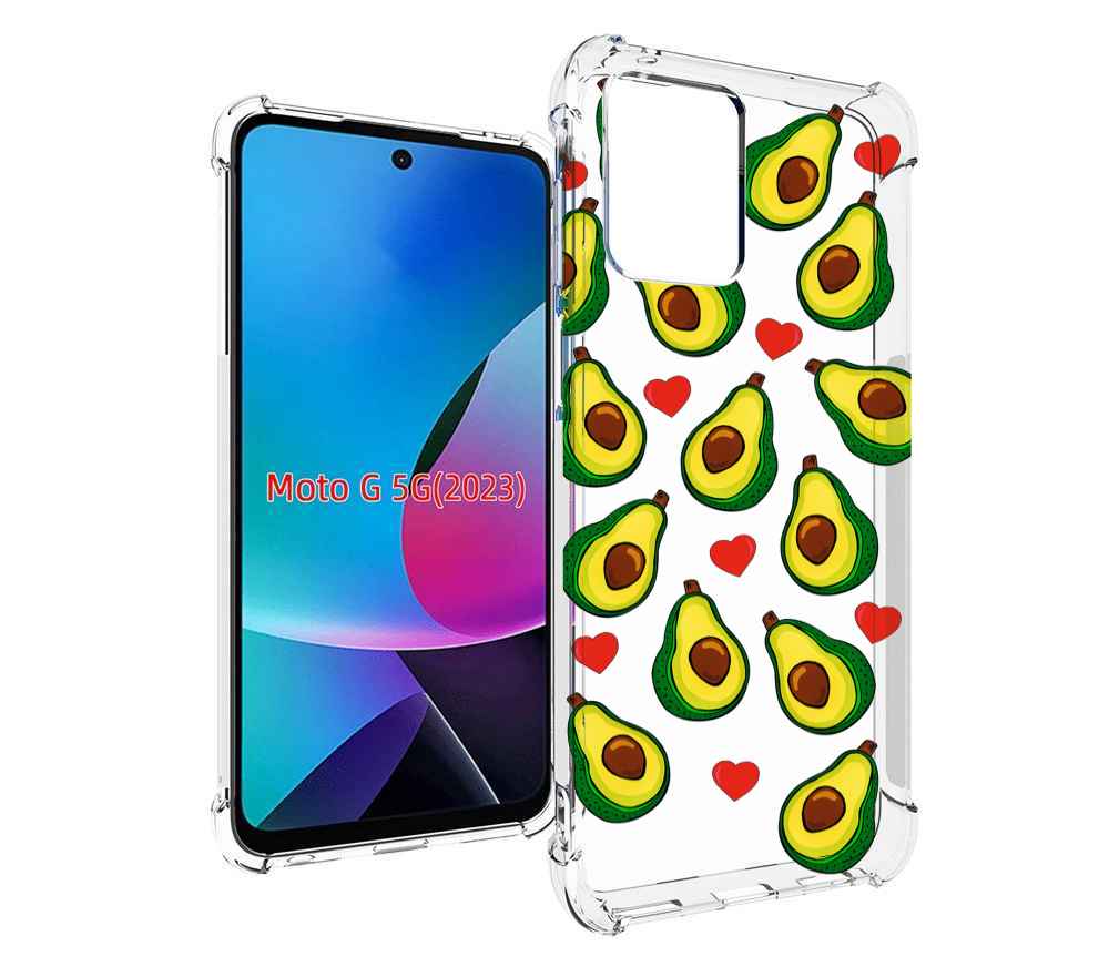 

Чехол MyPads миленькие-авокадо для MOTO G 5G 2023, Tocco