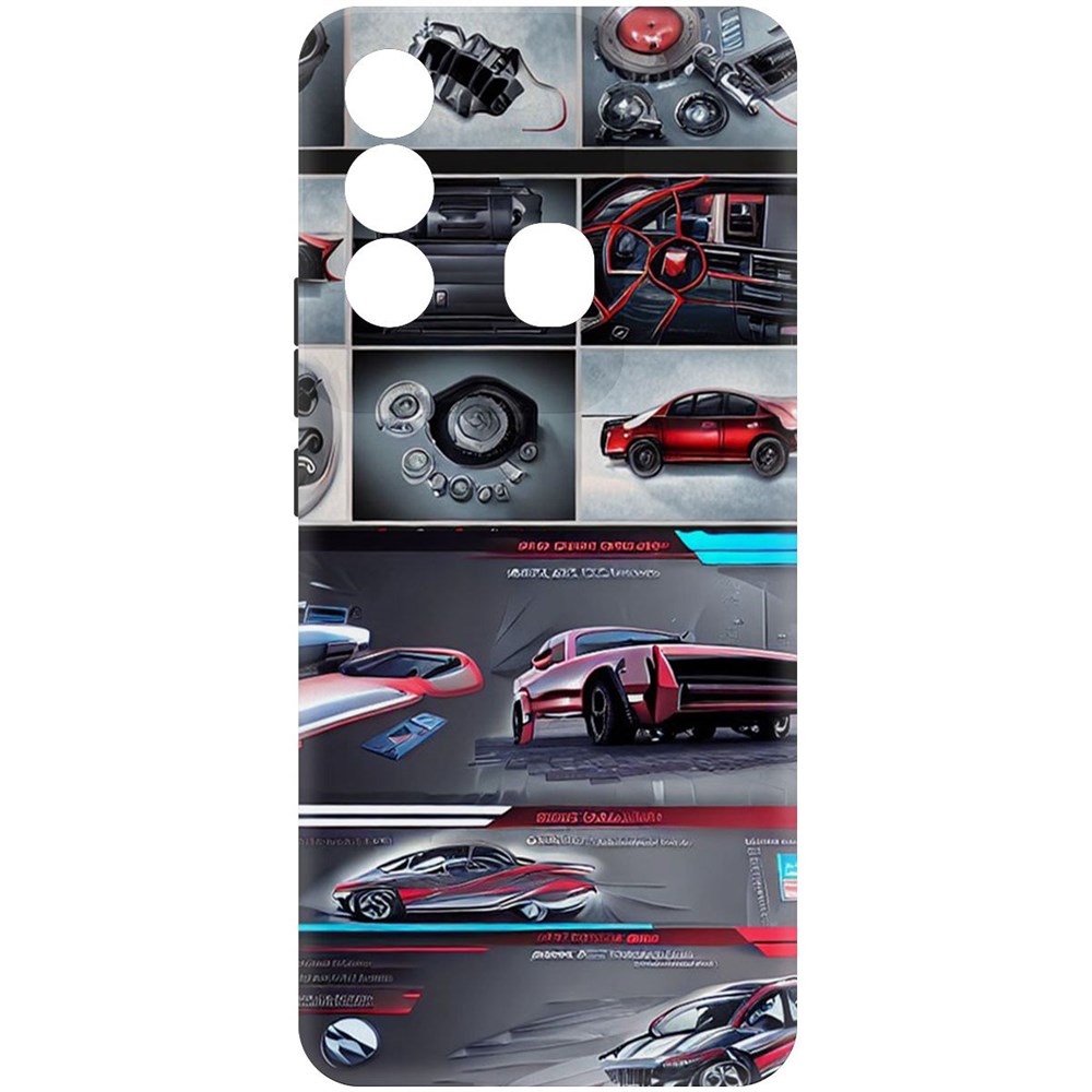 

Чехол-накладка Софт Геймкар для Itel P38 Pro, 417987