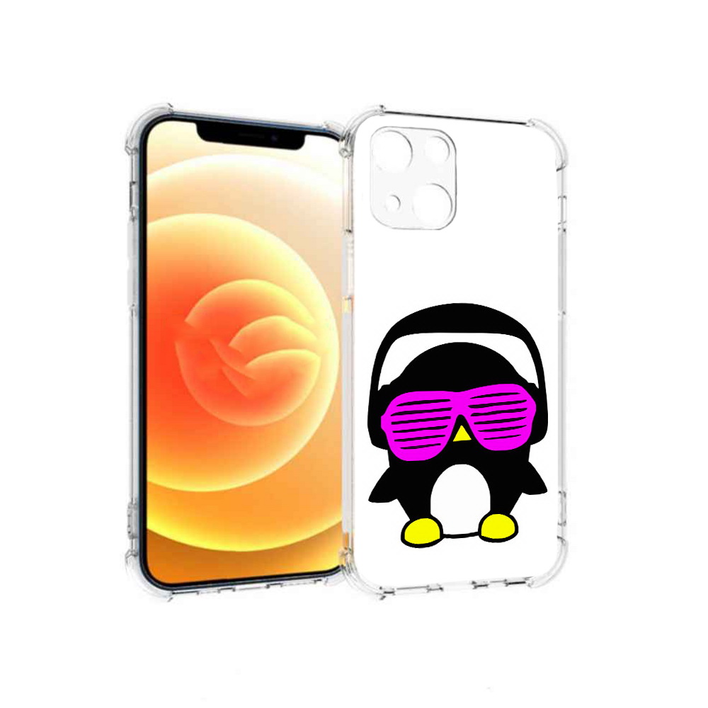 

Чехол MyPads Tocco для Apple iPhone 13 пингвин (PT163239.611.541), Прозрачный, Tocco