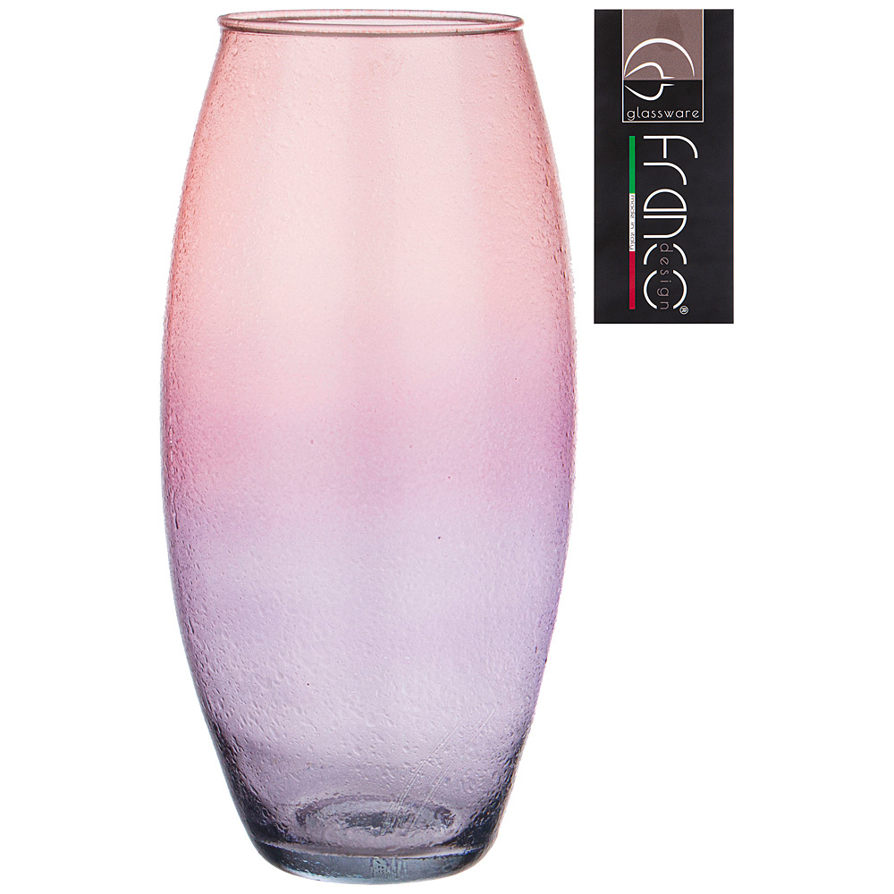 

Ваза amarrilys violet pink drops высота 26см
