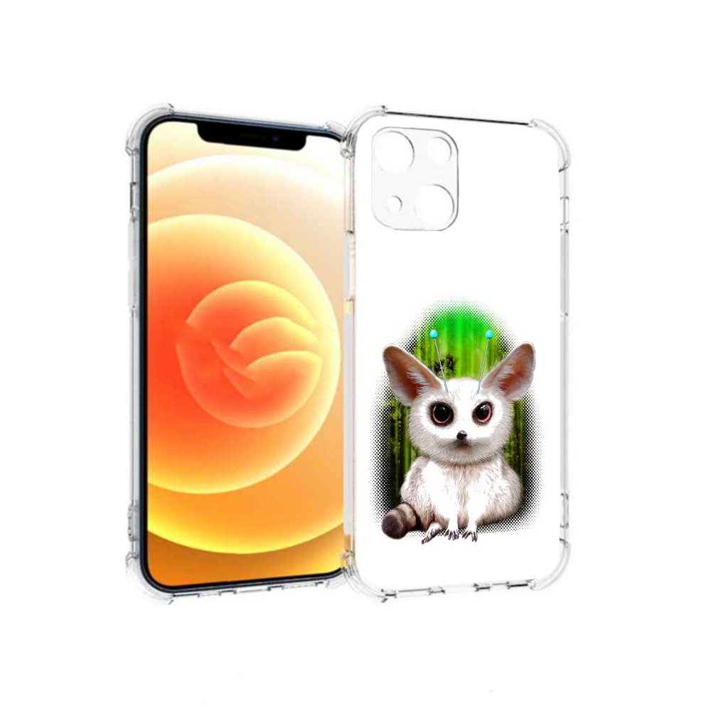 

Чехол MyPads Tocco для Apple iPhone 13 пушистое животное (PT163239.611.560), Прозрачный, Tocco