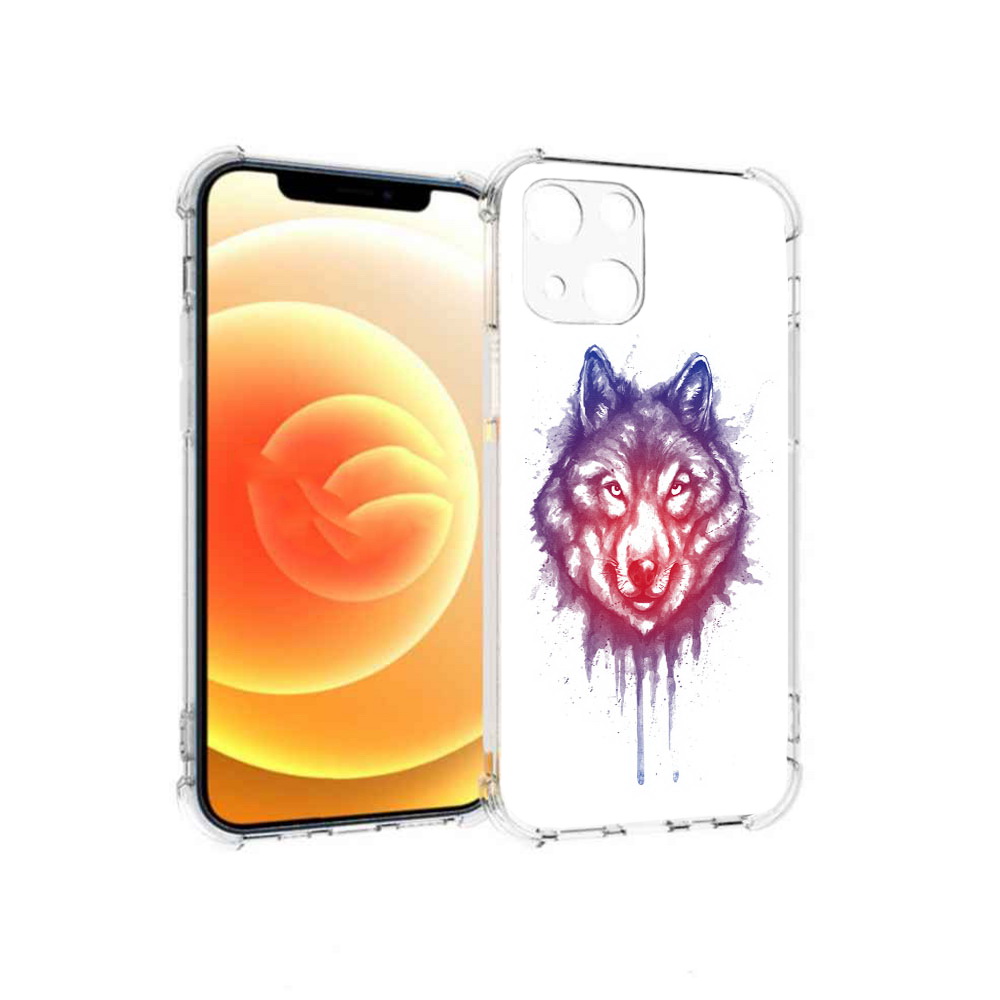 

Чехол MyPads Tocco для Apple iPhone 13 пушистый волк (PT163239.611.561), Прозрачный, Tocco
