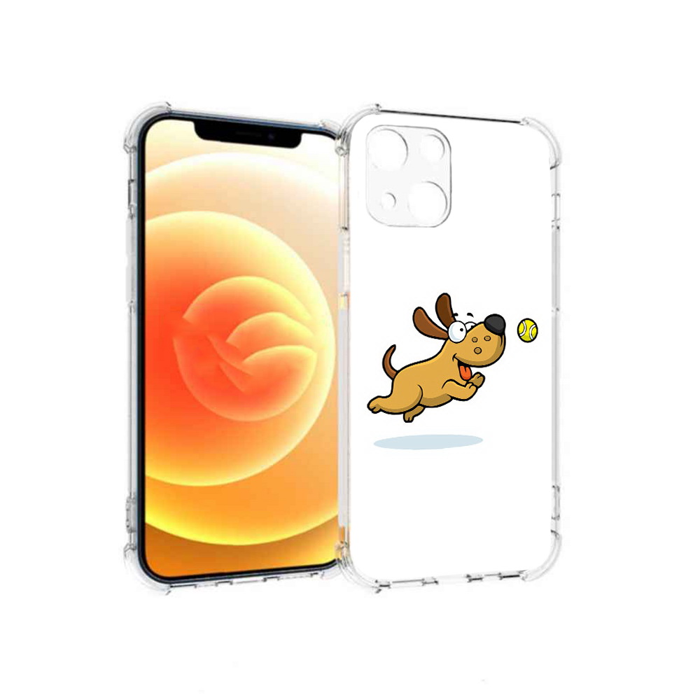 

Чехол MyPads Tocco для Apple iPhone 13 пёсик (PT163239.611.563), Прозрачный, Tocco