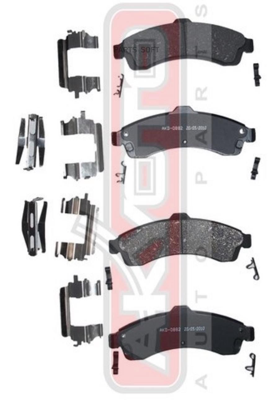 

Тормозные колодки Akyoto передние дисковые Akd0882