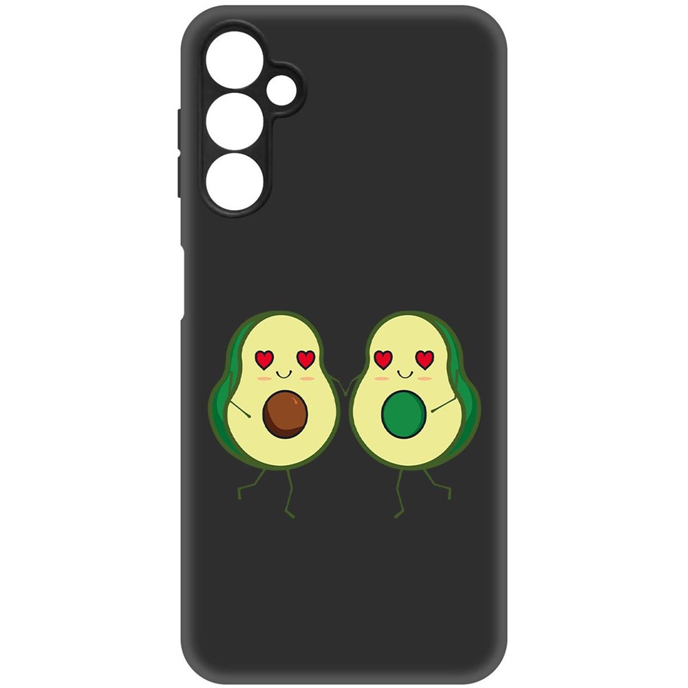 

Чехол-накладка Софт Авокадо Пара для Samsung Galaxy A24 (A245), Черный, 418027