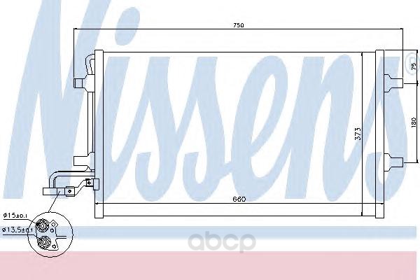 

Радиатор кондиционера Nissens для Volvo c30 1.6 2006- 940154