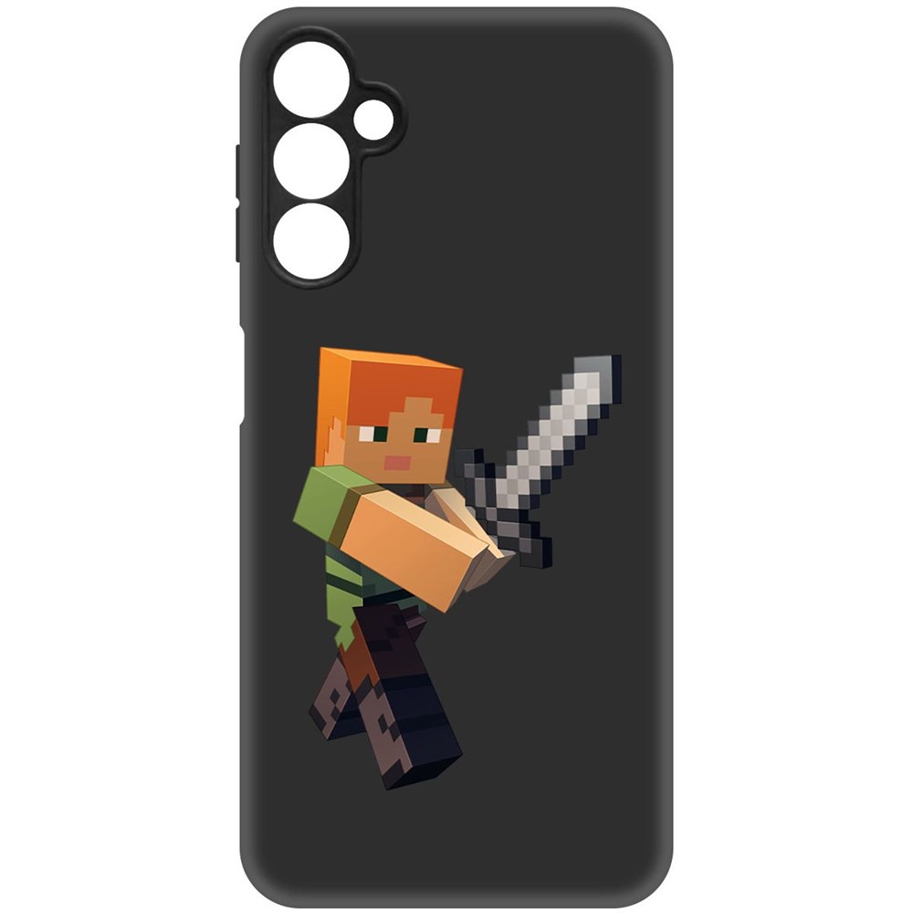 

Чехол-накладка Софт Minecraft-Алекс для Samsung Galaxy A24 (A245), Черный, 418030